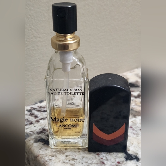 Vintage Lancome Magie Noire Eau de Toilette .37 Fl Oz - 11mL - 30% Full - Picture 2 of 3